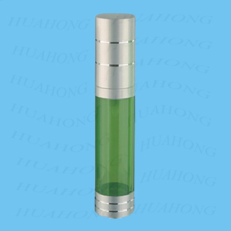 metalized airless bottle